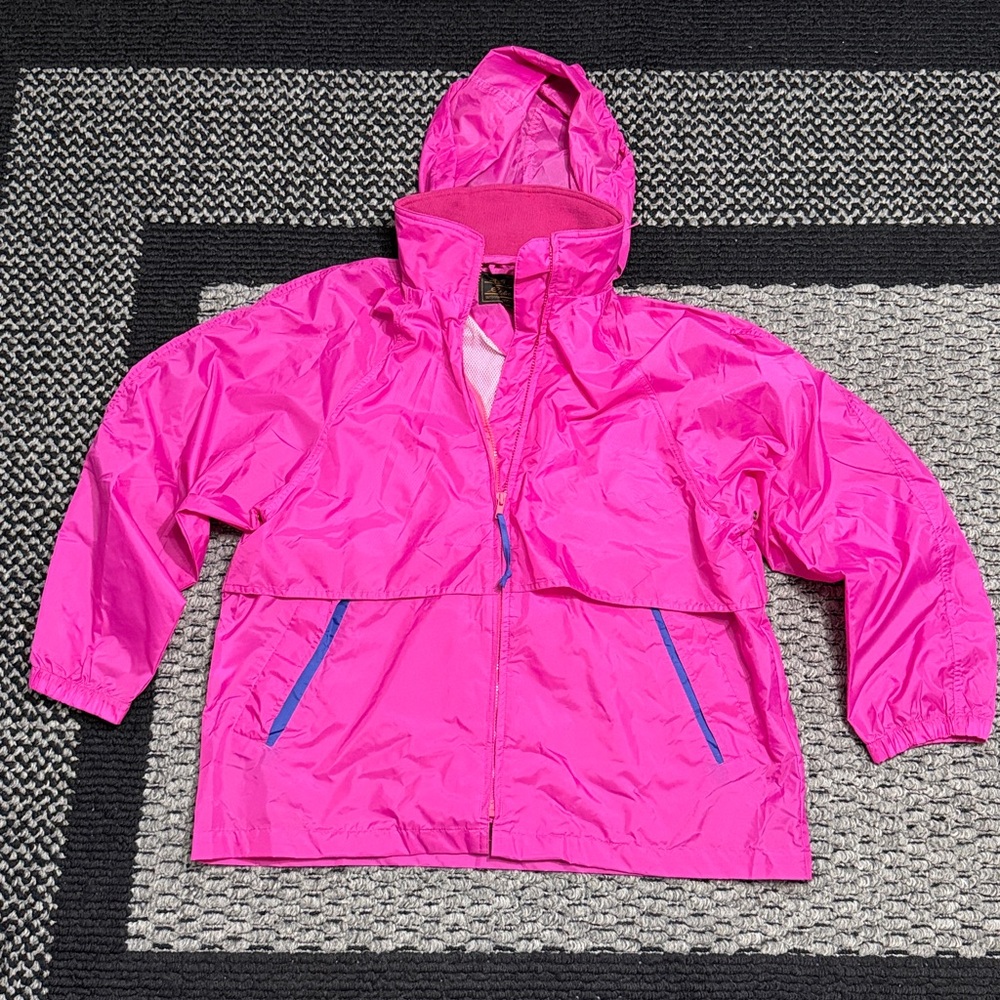 Vintage Eddie Bauer Windbreaker Hooded Jacket Women’s L Outdoor Gorpcore Y2K